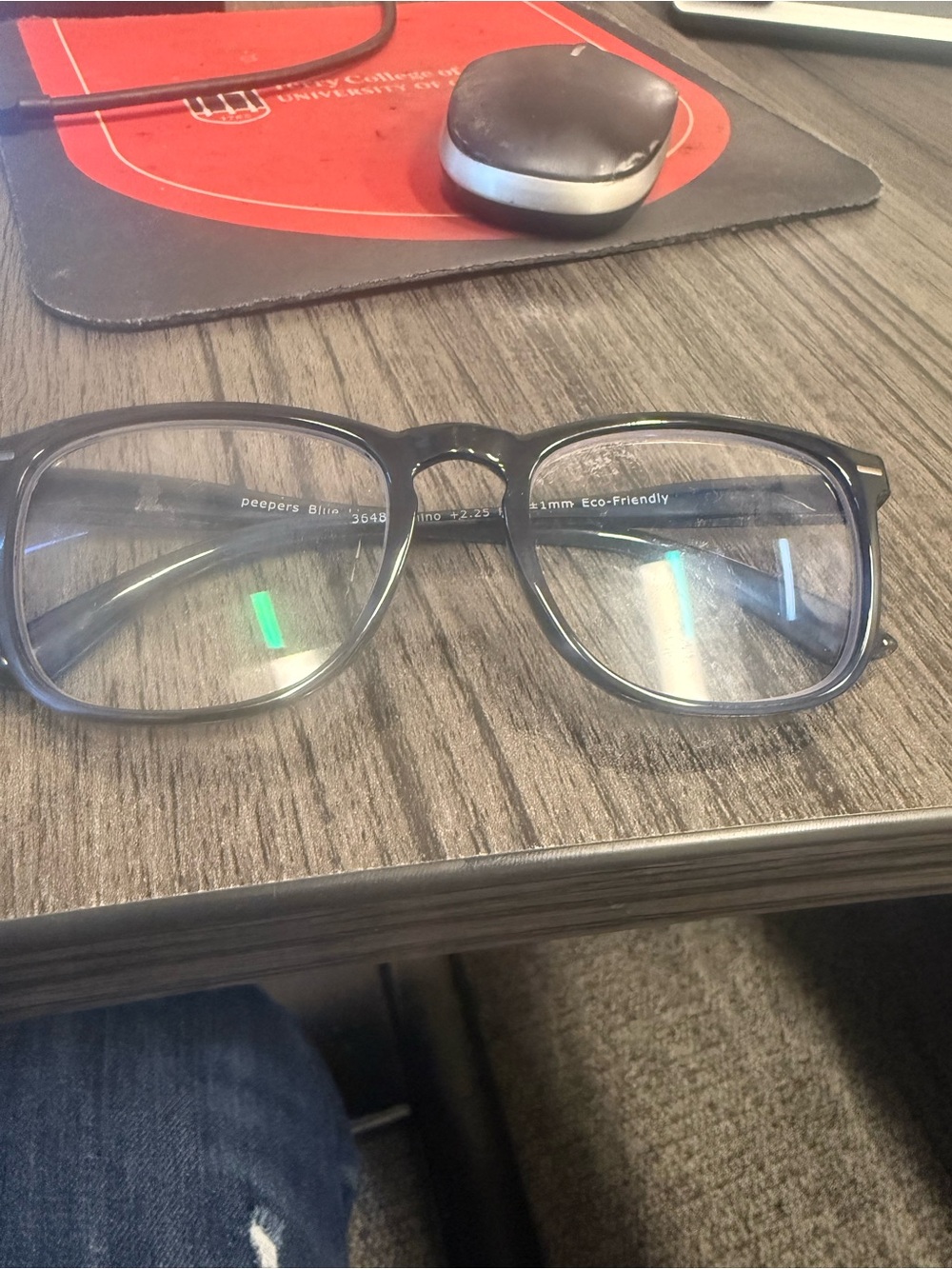 Peepers Blue Light Blocking Glasses - Black +2.25